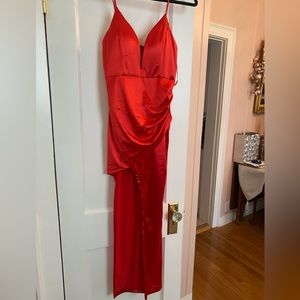 Red dressy dress